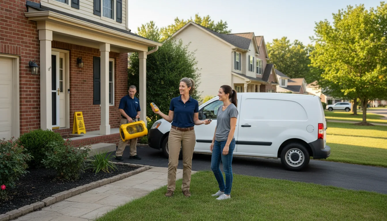 Residential water damage restoration in Branson, CO